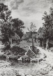 Backyard. The Village Of Turgenev. — Vasily Dmitrievich Polenov