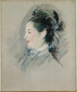 Lady With A Bonnet — Édouard Manet