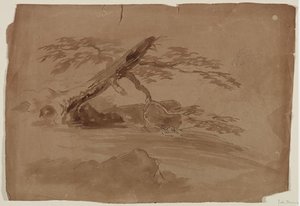 Landscape And River — Thomas Cole, Hudson River School