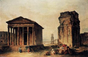 Ruins At Nimes — Hubert Robert