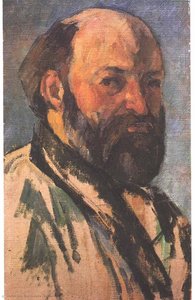 Self-portrait (10) — Paul Cézanne, Post-impressionism