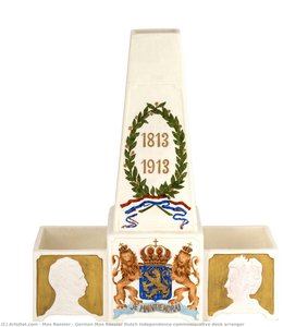 German Max Roesler Dutch Independence Commemorative Desk Arranger — Max Roesler