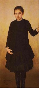Portrait Of Vera Repina, The Artist's Daughter — Ilya Yefimovich Repin