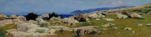 Romito Peak Seen From Castiglioncello — Raffaello Sernesi