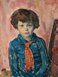 Portrait Of A Young Boy — Evan Walters, Expressionism