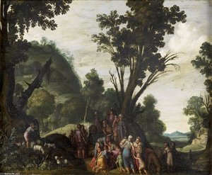 Meeting Of Jacob And Esau — Jacob Symonsz Pynas