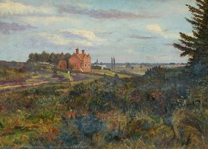 Manor House In A Landscape — Frederick Davy