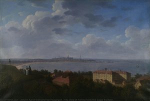 The View Of Tallinn From The Sugar Factory — Johann Karl Ferdinand Von Kügelgen
