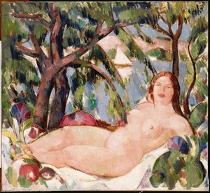 In The Woods, Cap D'antibes — John Duncan Fergusson