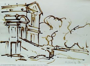 Right Side Entrance To Zorin Dom City Theater — Alfred Freddy Krupa
