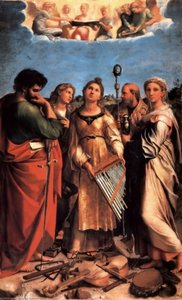 The Saint Cecilia Altarpiece — Raphael
