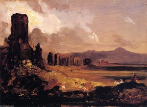 Campagna Di Roma (also Known As Forum Of Nerva)- — Henry John Boddington