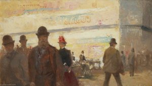 The Old Market Place, Douglas — John Miller Nicholson