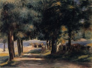 Pine Wood On The Cote D'azur — Pierre-auguste Renoir