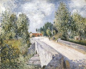 Bridge Over The Orvanne Near Moret — Alfred Sisley