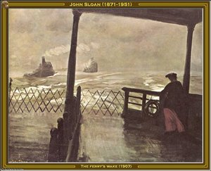 The Ferrys Wake — John French Sloan