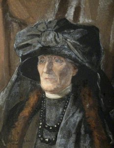 Portrait Of An Unidentified Widow — Nestor Cambier