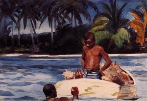 West India Divers — Winslow Homer