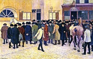 Horse Sale At The Barbican — Robert Polhill Bevan, Camden Town Group