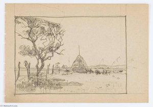 Untitled (tree With Hayrick) — Howard Russell Butler