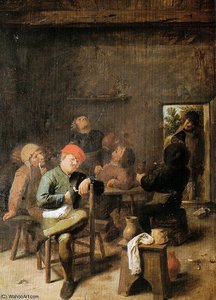 The Village Inn Sun — Adriaen Brouwer