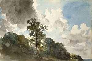 Clouds Study With Trees — John Constable, Romanticism