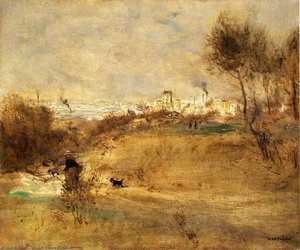 The Afternoon Walk — Jean-françois Raffaelli, Realism