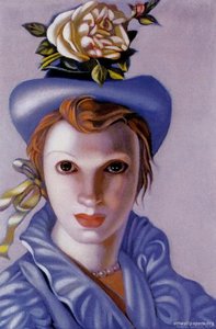 The Rose Hat — Tamara De Lempicka