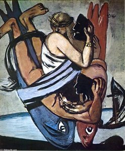 Journey On The Fish — Max Beckmann