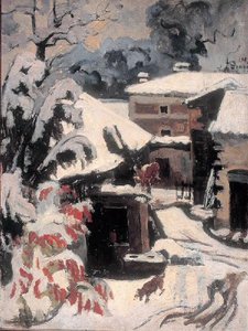 La Neige Cour De Ferme (autre Titre) — Zingg Jules Emile