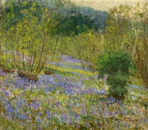 Bluebells In Hodson Woods, Wiltshire — Kate Allen Tryon