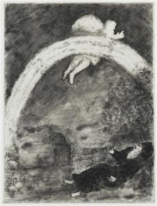Rainbow In The Sky, A Sign Of Covenant Between God And Earth, (genesis, Ix, 8 17) — Marc Chagall