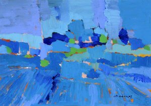 Blue Landscape — Lawrence Gordon Ham