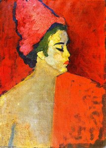 Purple Turban — Alexej Von Jawlensky, Expressionist Movement