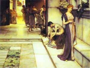 An Apodyterium — Lourens Alma Tadema, Romanticism