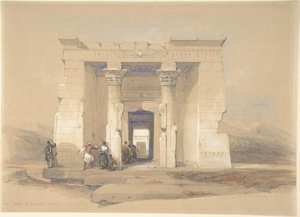 The Temple At Dendur, Nubia — David Roberts