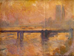 Charing Cross Bridge 2 — Claude Monet, Impressionism