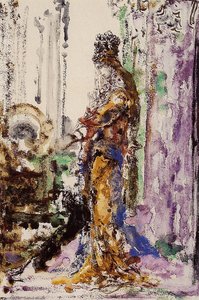 Woman And Panther (also Known As Salome And The Panther) — Gustave Moreau