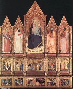 Polyptych With Madonna And Saints — Giovanni Da Milano