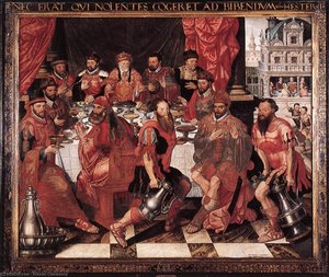 Banquet — Antoon Claeissens, Northern Renaissance