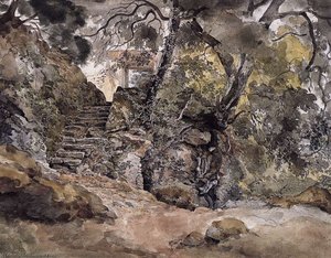 From The Park Of The Villa Chigi In Ariccia — Ernst Fries