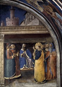N,wall - Dispute Before Sanhedrin — Fra Angelico