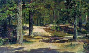 Pine Forest — Ivan Ivanovich Shishkin, Impressionism