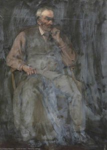 Old Man Sitting — Agnes W Sim