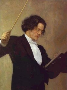 Portrait Of The Composer Anton Rubinstein — Ilya Yefimovich Repin