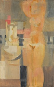 Donna Che Si Lava — Giuseppe Ajmone, Contemporary Realism