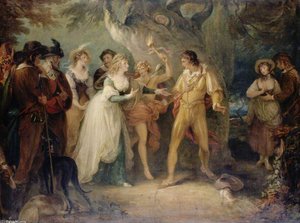 A Scene From 'as You Like It' By William Shakespeare