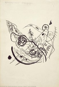 Study For Tekst Khudozhnika — Wassily Wassilyevich Kandinsky