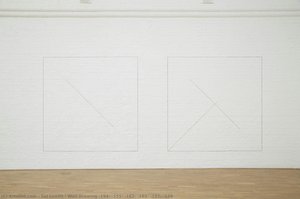 Wall Drawing #154, #155, #162, #163, #157, #158 — Solomon Lewitt