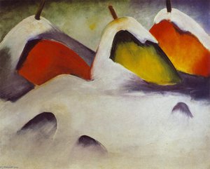 Stooks In The Snow — Franz Marc